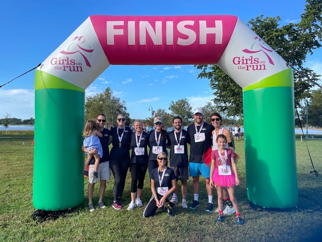 The Cottrell Title & Escrow team at the Girls on the Run 5K Event in Collier County